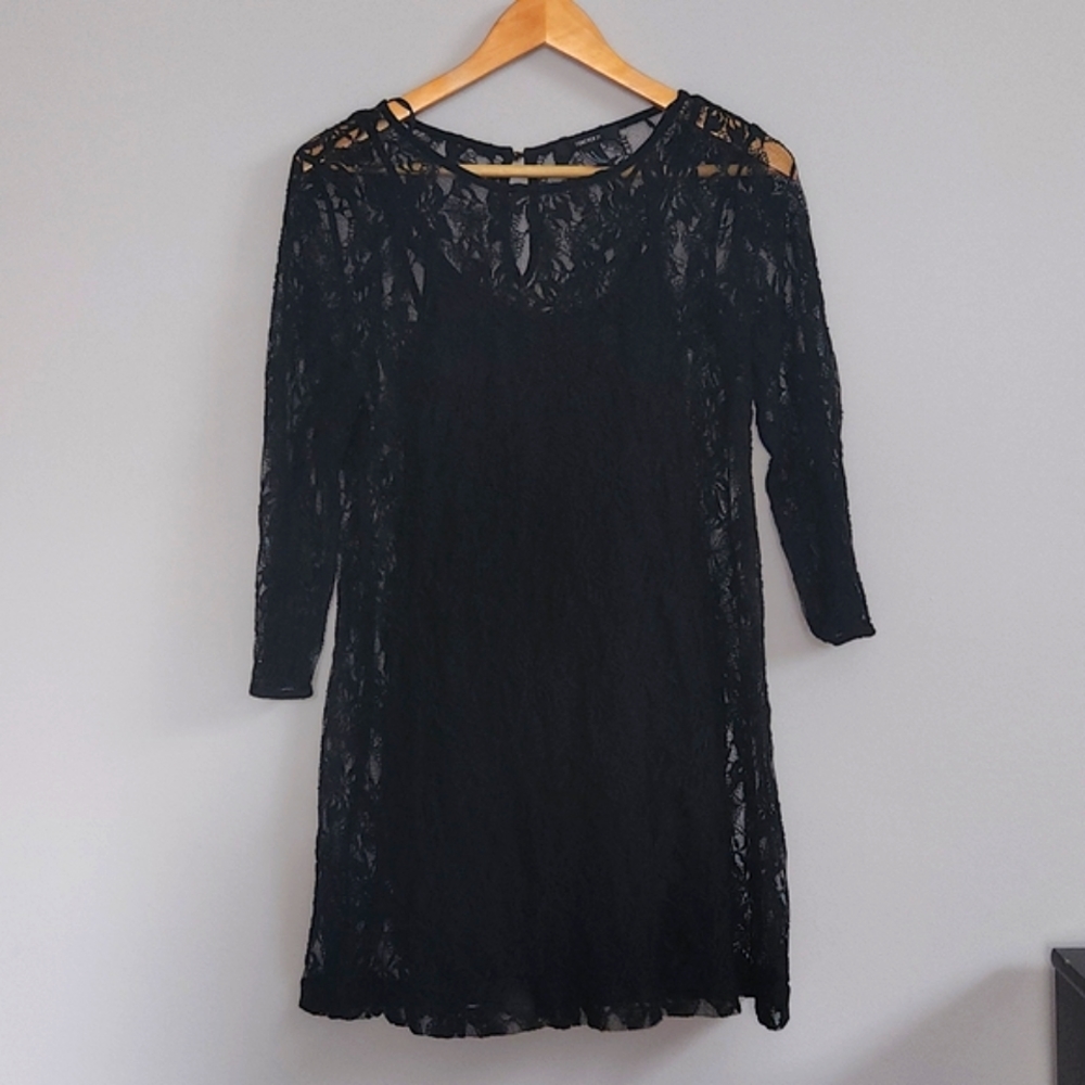 NWOT Black Lace Dress